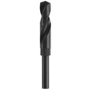 bosch bl2176 1-piece 49/64 in. x 6 in. fractional reduced shank black oxide drill bit for applications in light-gauge metal, wood, plastic