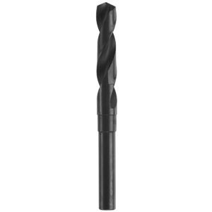 BOSCH BL2165 1-Piece 19/32 In. x 6 In. Fractional Reduced Shank Black Oxide Drill Bit for Applications in Light-Gauge Metal, Wood, Plastic