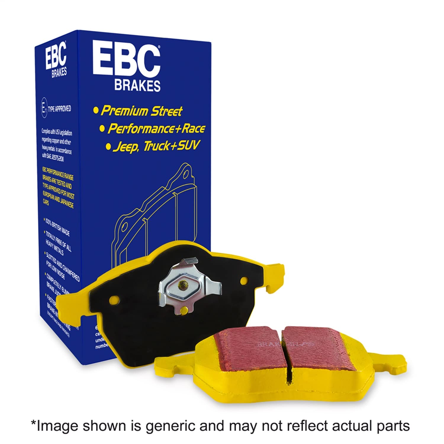 EBC Brakes DP41657R Yellowstuff Street and Track Brake Pad