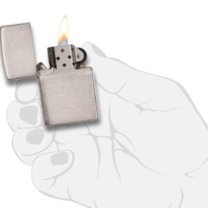 Zippo 200 Classic Brushed Chrome Pocket Lighter