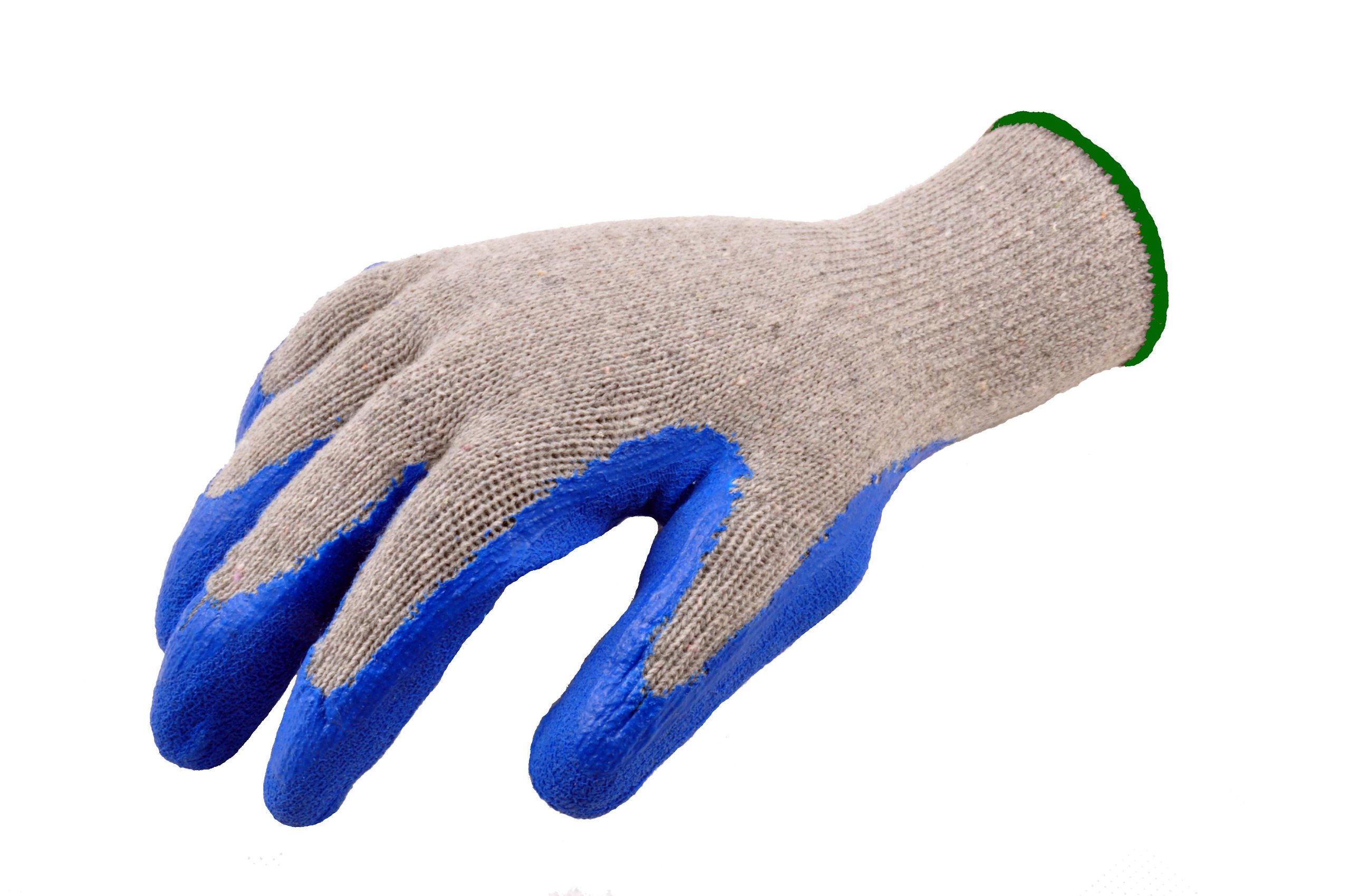 G & F 1511M-DZ Rubber Latex Coated Work Gloves for Construction, Blue, Crinkle Pattern, Men's Medium (Sold by dozen, 12 Pairs)