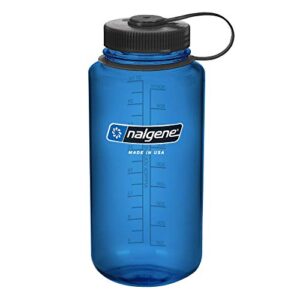 Nalgene Wide Mouth Water Bottle, Spring Green, Tritan Material, Loop Top