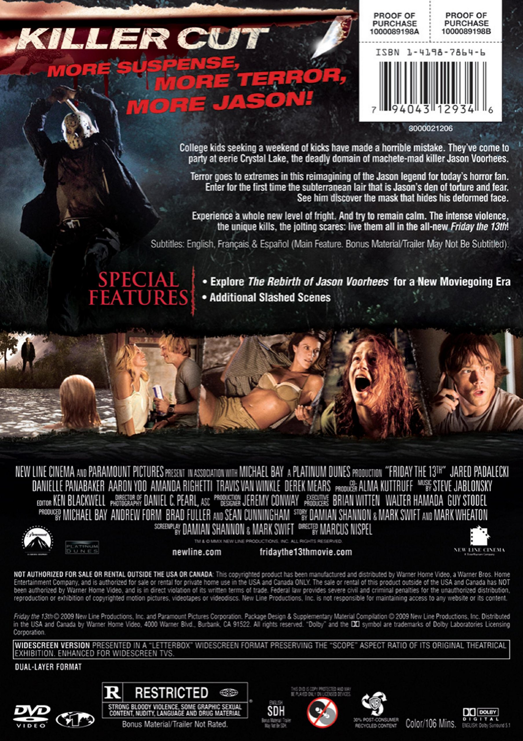 Friday the 13th: Killer Cut (Widescreen Edition)