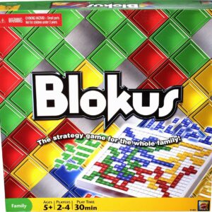 Mattel Games Blokus XL Strategy Board Game, Family Game for Kids & Adults with Colorful Oversized Pieces & Just One Rule (Amazon Exclusive)