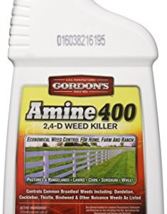 GORDON'S Amine 400 2,4-D Weed Killer, 1 Quart - 8141082