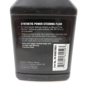 OEM Mercury Marine Synthetic Power Steering Fluid SAE 0W-30 8 oz