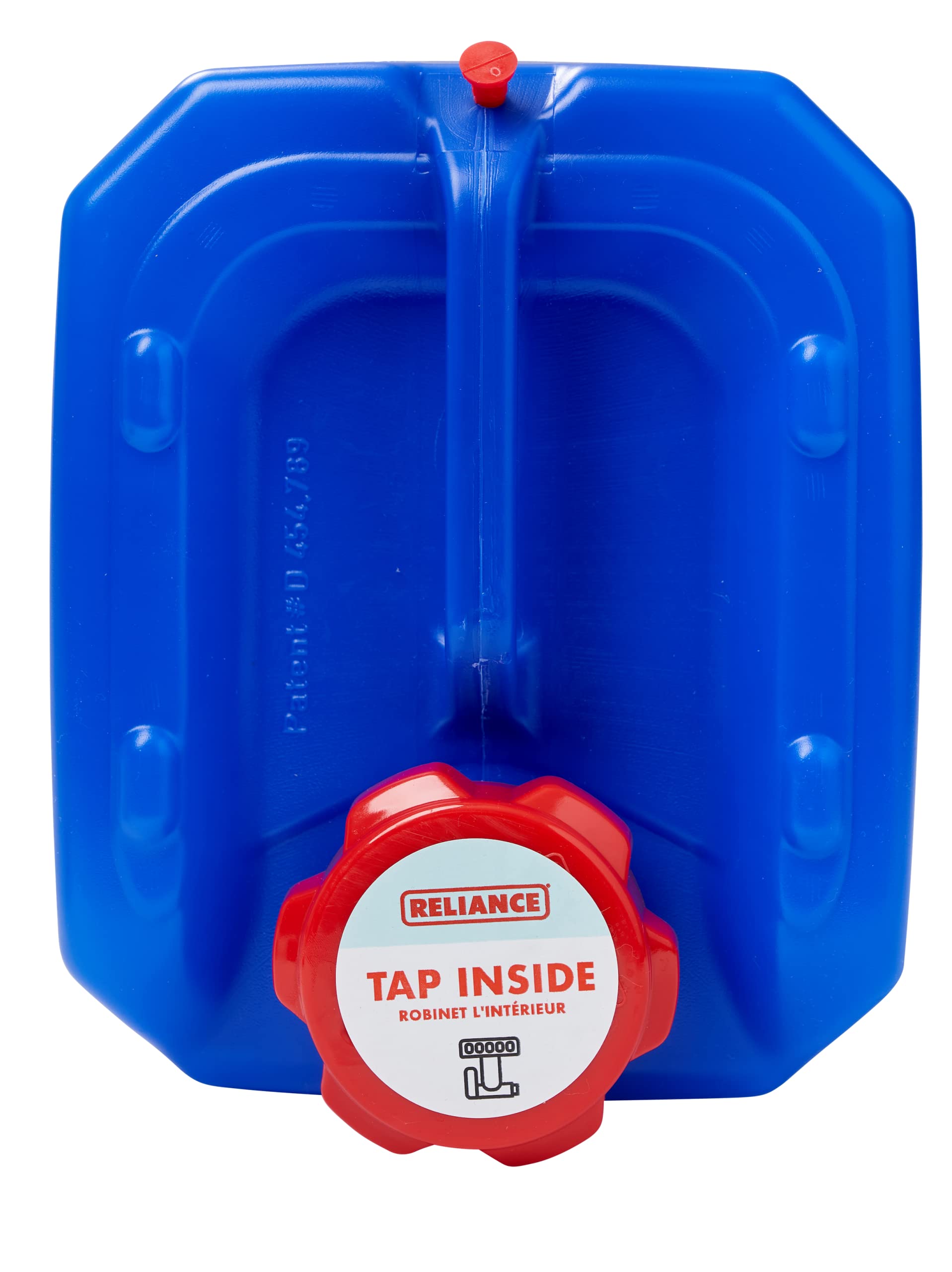 Reliance Products Aqua-Pak 2.5 Gallon Rigid Water Container Blue, 9.3 Inch x 7.5 Inch x 12.0 Inch