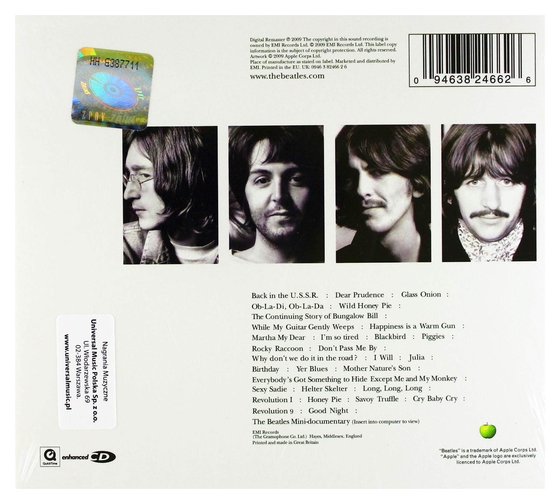 The Beatles (The White Album)[2 CD]