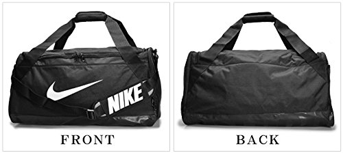 NIKE Brasilia Training Duffel Bag, Midnight Navy/Black/White, Medium