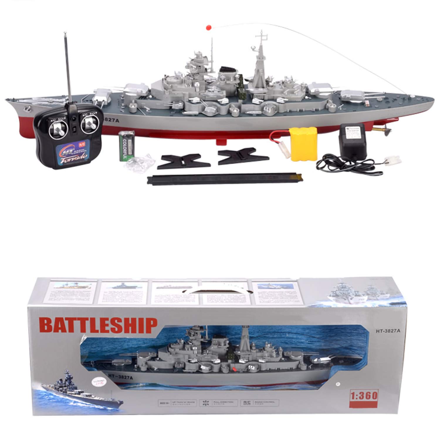 German Bismarck Military Battleship 1/360 RC 28" Warship R/C Cruiser