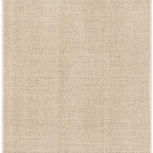 SAFAVIEH Natural Fiber Collection Area Rug - 8' x 10', Natural & Beige, Border Basketweave Seagrass Design, Easy Care, Ideal for High Traffic Areas in Living Room, Bedroom (NF114A)