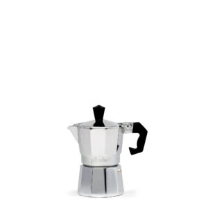 primula classic stovetop espresso and coffee maker, moka pot for italian and cuban café brewing, greca coffee maker, cafeteras, 1 espresso cup, silver