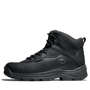 Timberland Men's White Ledge Mid Waterproof Hiking Boot, Black, 9.5