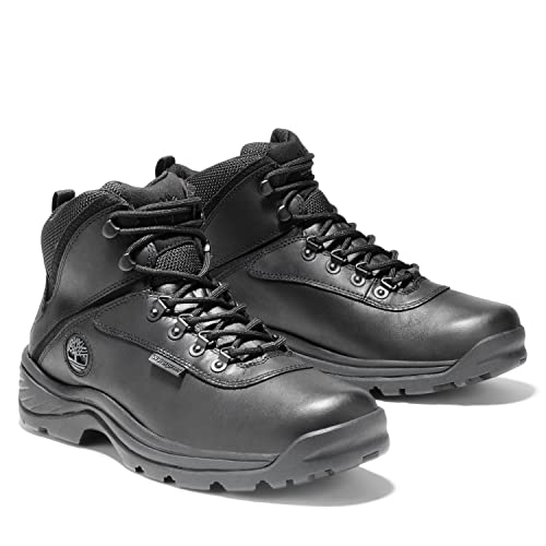 Timberland Men's White Ledge Mid Waterproof Hiking Boot, Black, 9.5