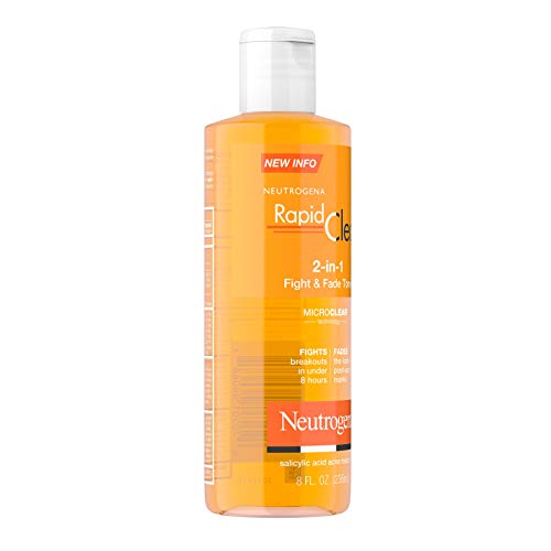 Neutrogena Rapid Clear 2-in-1 Fight & Fade Acne Toner, 8 Fl. Oz.