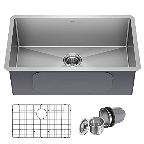 Kraus KHU100-30 Kitchen Sink, 30 Inch, Stainless Steel