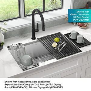 Kraus KHU100-30 Kitchen Sink, 30 Inch, Stainless Steel