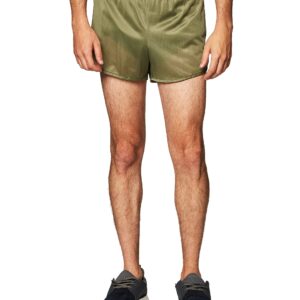 Soffe Men's Ranger Panty Running Short,Od Green,Medium