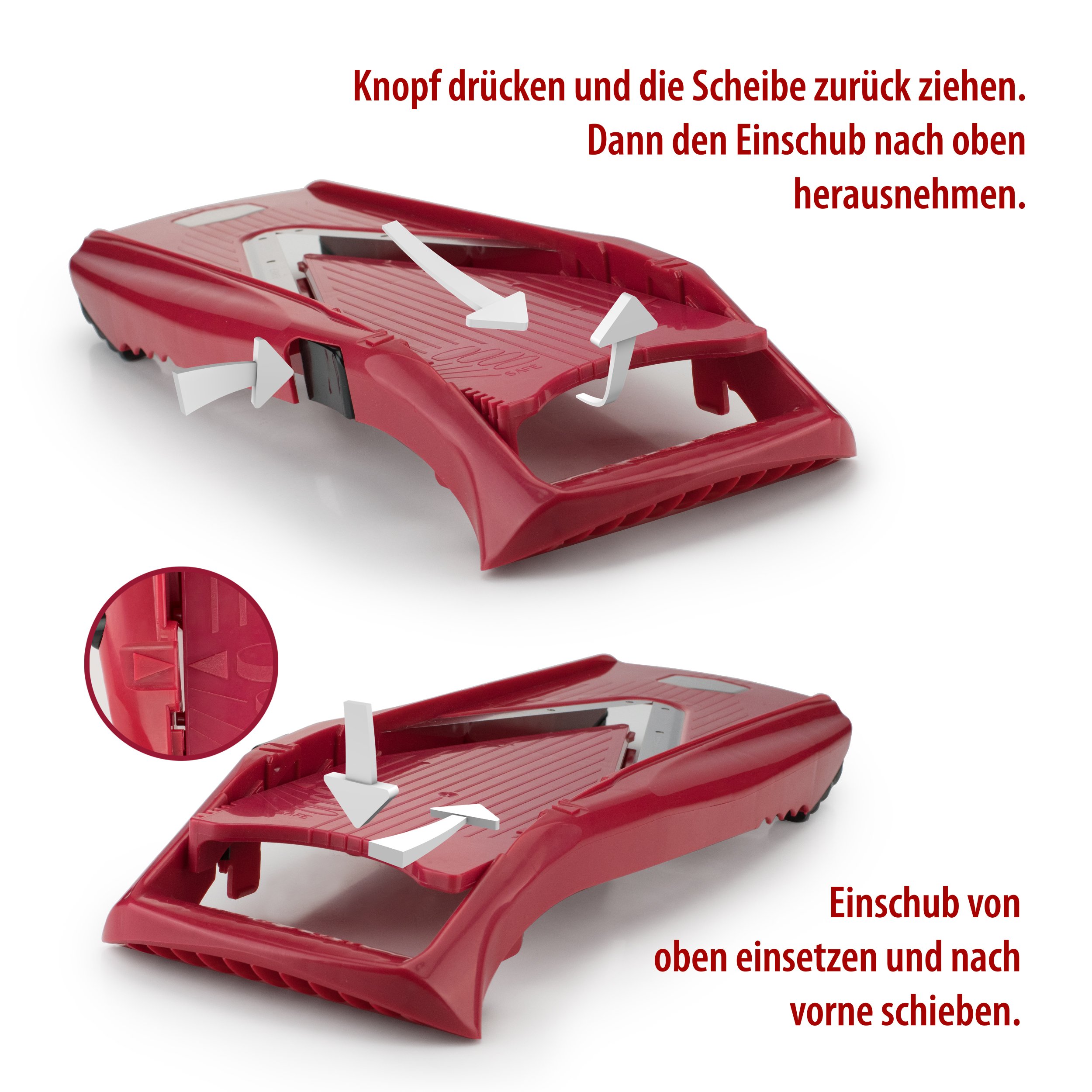 Swissmar Borner V Power Mandoline (Red)