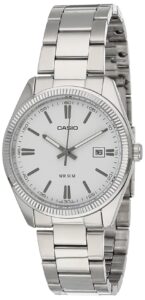 casio s7231425 39mm 30mm infant watch one size, white/grey, bracelet