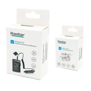 Kastar Battery and Charger for Panasonic PV-GS300 PV-GS31 PV-GS320 PV-GS33 PV-GS35 PV-GS36 PV-GS39 PV-GS40 as CGA-DU14 VW-VBD140