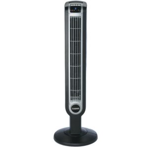 lasko 2505 portable electric 36”oscillating tower fan with fresh air ionizer, timer and remote control for indoor, bedroom and home office use, 36 inch, black