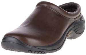 merrell men's encore gust slip-on shoe,smooth bug brown leather,10.5 m us