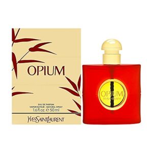 opium by yves saint laurent for women eau de parfum spray, 1.6 ounce