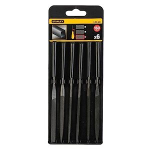 Stanley 0-22-500 Needle File Set (6-piece), Silver