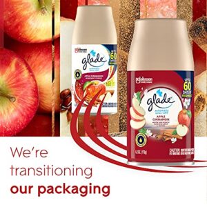 Glade Automatic Spray Refill, Air Freshener for Home and Bathroom, Apple Cinnamon, 6.2 Oz