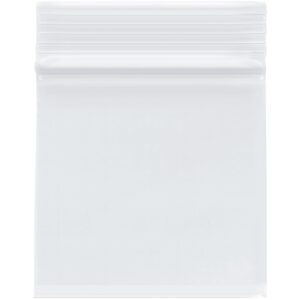 Plymor 3" x 3" (Pack of 500), 4 Mil Heavy Duty Zipper Reclosable Plastic Bags