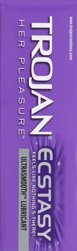 Trojan Her Pleasure Ecstasy Lubricated Condoms - 10 Count (Packaging May Vary)