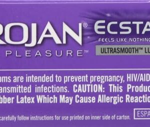 Trojan Her Pleasure Ecstasy Lubricated Condoms - 10 Count (Packaging May Vary)