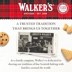 Walker’s Assorted Shortbread Cookies in Festive Shapes– Shortbread Cookie Tin (12.6 oz) - Includes Christmas Tree, Bell, Star and Santa Claus Shaped Christmas Cookies in Tin