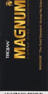 Trojan Magnum Large Size Lubricated Condoms - 12 count