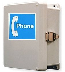 Outdoor Phone System - Waterproof Telephone Cabinet Call Box Weatherproof