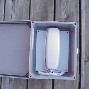 Outdoor Phone System - Waterproof Telephone Cabinet Call Box Weatherproof