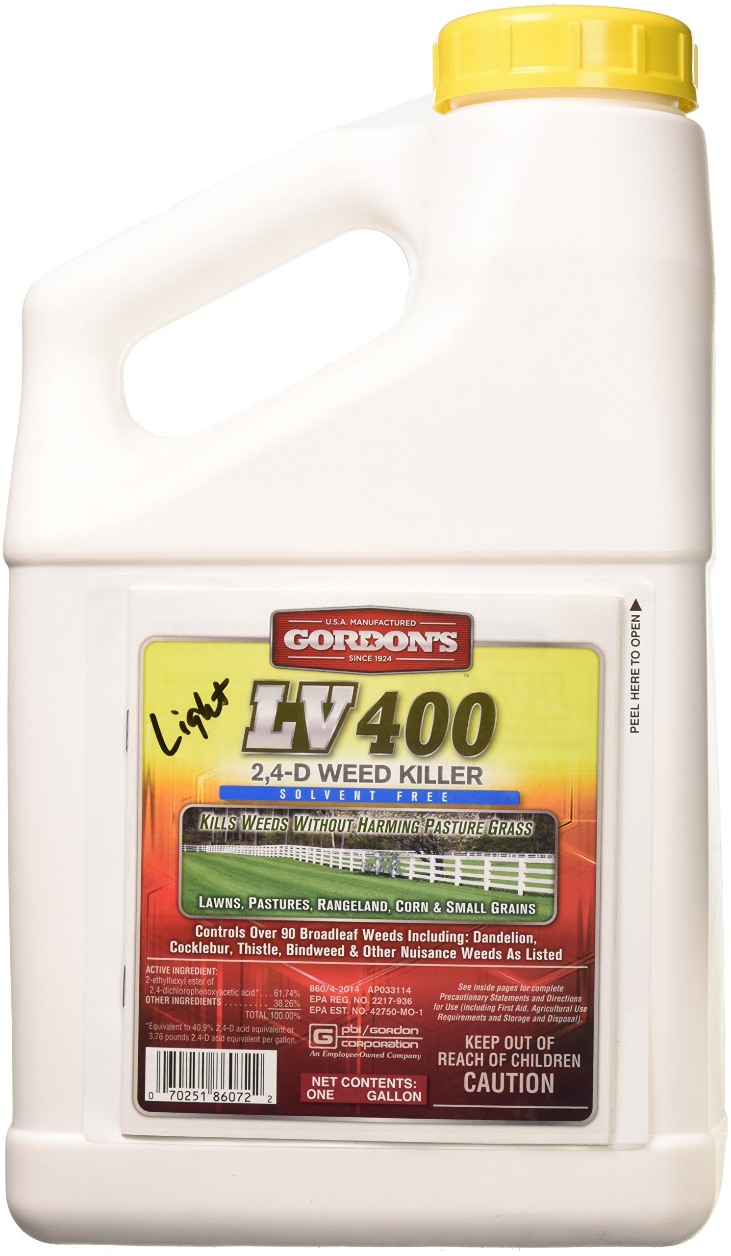 GORDON'S PBI 8601072 P. B. I LV 400 2 4-D Weed Killer, No Size, No Color