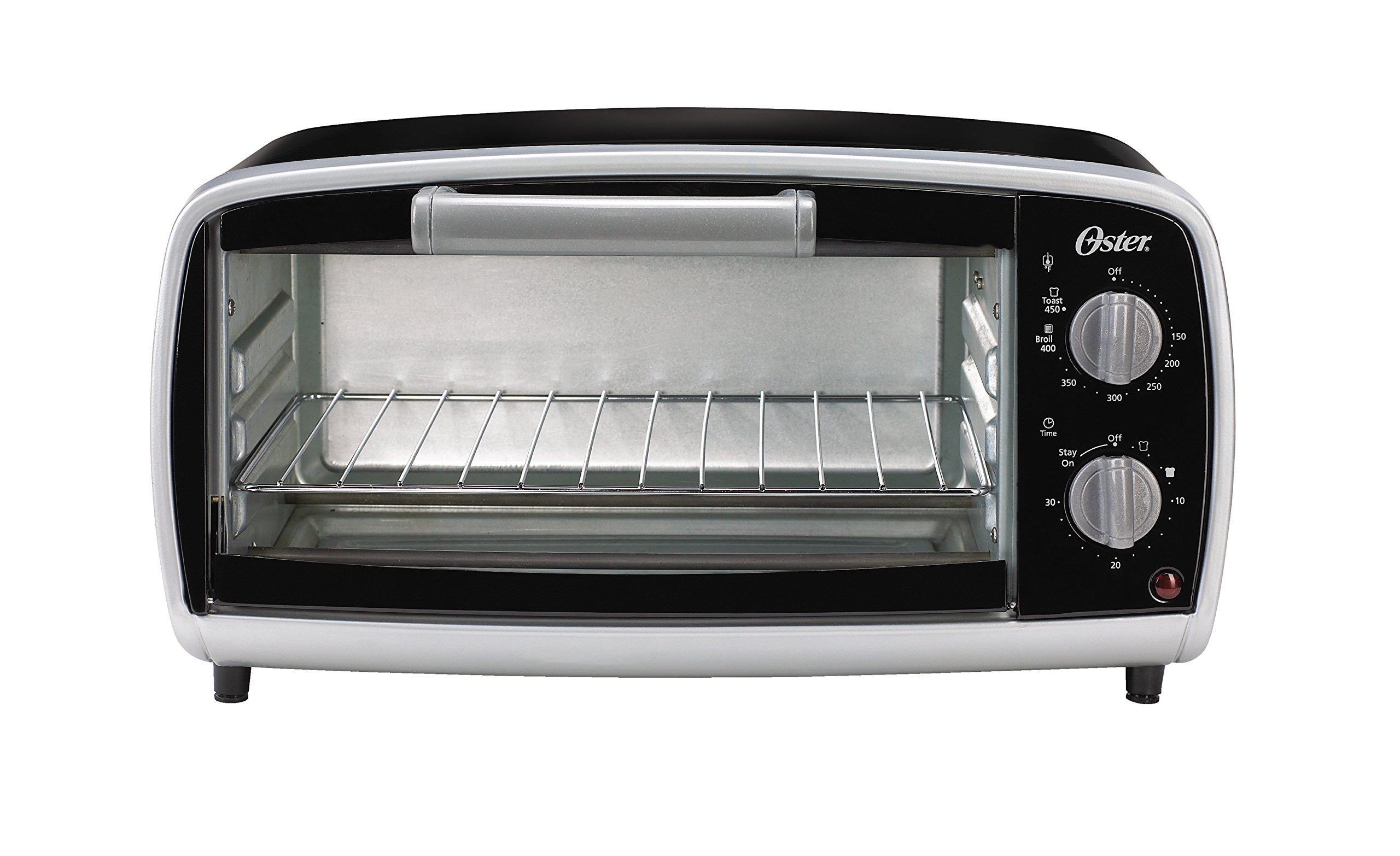 Oster Toaster Oven, 4 Slice, Black (TSSTTVVG01)