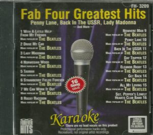 forever hits karaoke fab four greatest hits fh-3209 cdg 16 beatles songs