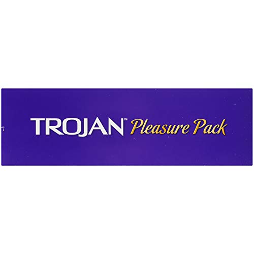 Trojan Pleasure Variety Pack Lubricated Condoms - 12 Count