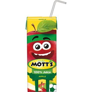 Mott's 100% Original Apple Juice, 6.75 Fl Oz Boxes, 32 Count (4 Packs Of 8), 2 Servings Of Fruit, 100% Fruit Juice, Gluten-free, Caffeine-free, Kosher, Contains No Artificial Colors Or Sweeteners