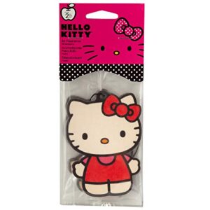 hello kitty air freshener - strawberry scent - 2 pack