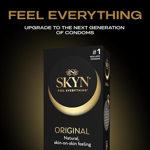 SKYN Non-Latex Lubricated Condoms, 12 Count