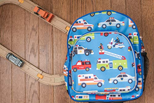 Wildkin 12-Inch Kids Backpack for Boys & Girls, Perfect for Daycare and Preschool, Toddler Bags Features Padded Back & Adjustable Strap, Ideal for School & Travel Backpacks (Heroes)