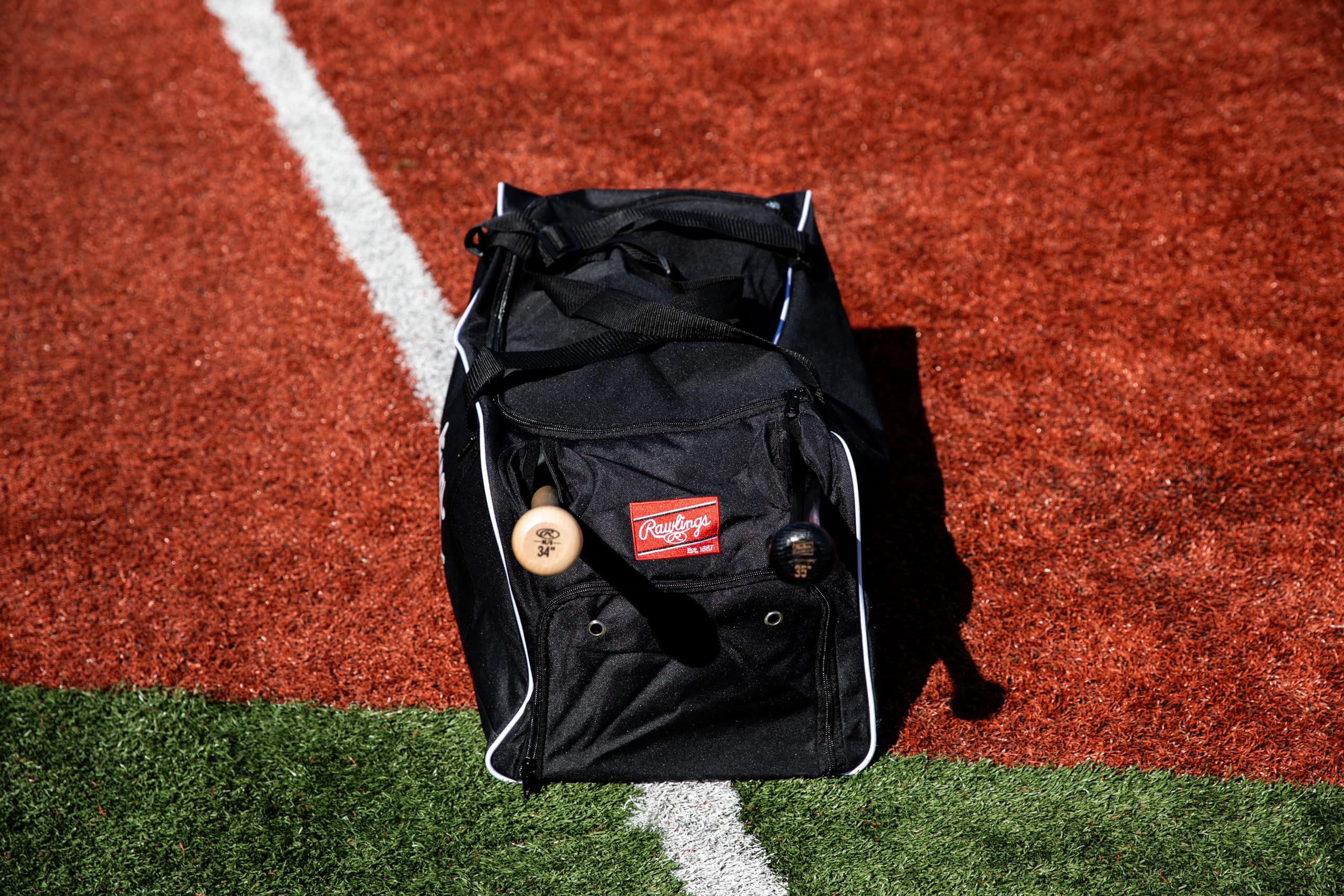 Rawlings | COVERT Duffle Equipment Bag | Baseball/Softball | Navy