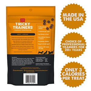 Cloud Star Tricky Trainers Soft & Chewy Dog Training Treats 5 oz Pouch, Cheddar Flavor, Low Calorie Behavior Aid with 130 treats