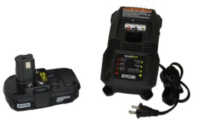 ryobi upgrade bundle - 1 ryobi p102 one+ 18v battery & 1 ryobi p118 one+ 18v charger