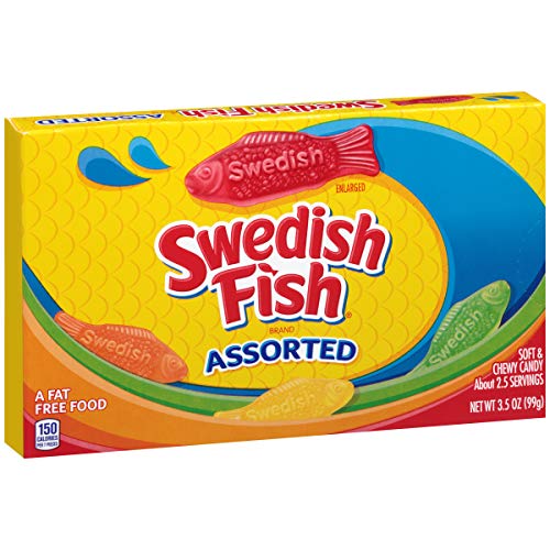 SWEDISH FISH Assorted Soft & Chewy Candy, 12 - 3.5 oz Boxes