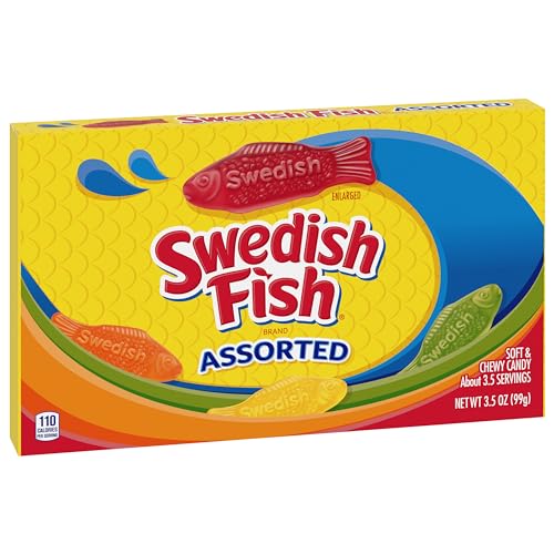 SWEDISH FISH Assorted Soft & Chewy Candy, 12 - 3.5 oz Boxes